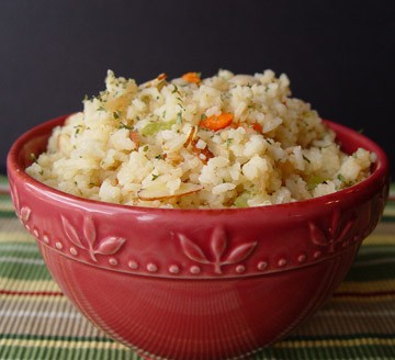 Rice Pilaf with Almonds