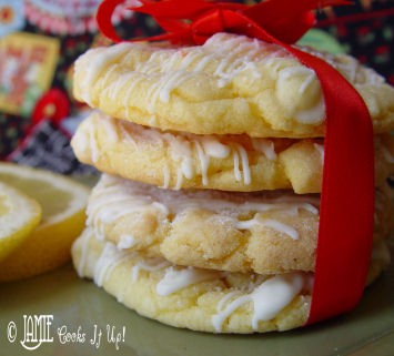 Lemon Cookies with White Chocolate