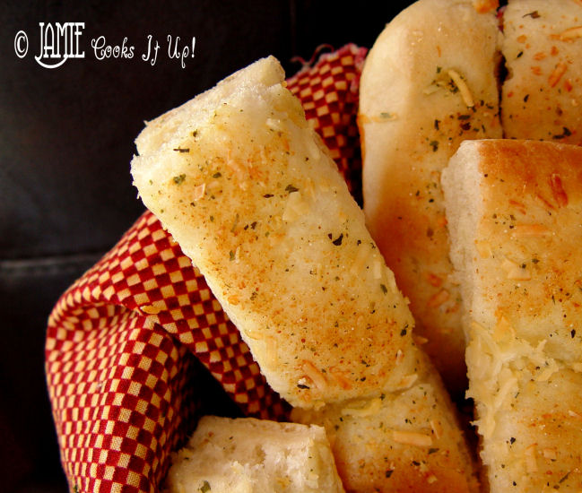 Parmesan Puff Pastry Breadsticks Recipe - Appetizer Addiction