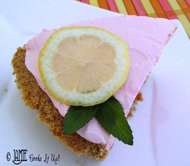 Frozen Pink Lemonade Pie