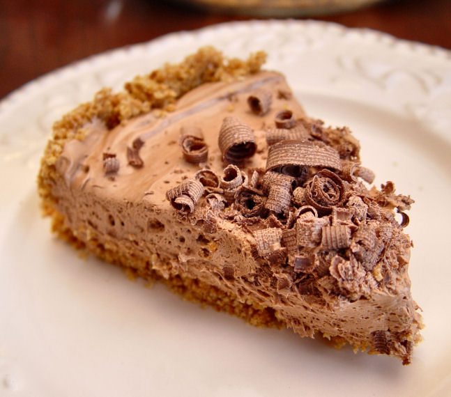 Chocolate Hershey Bar Pie