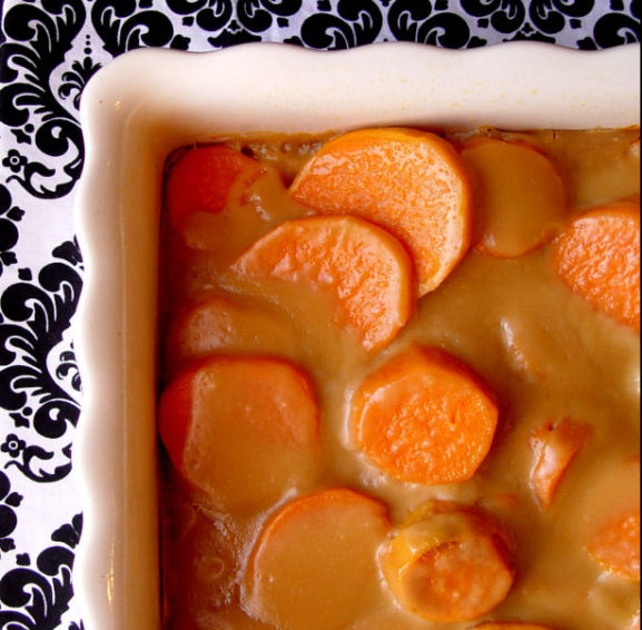 yams in caramel sauce