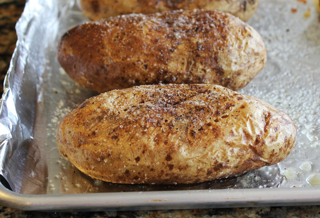 Baked Potatoes from Jamie Cooks It Up!