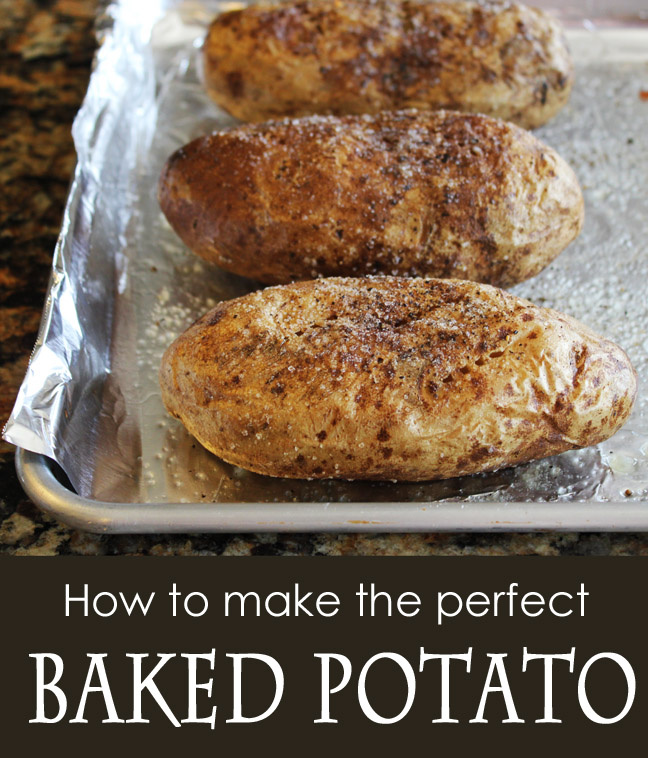 How To Make The Perfect Baked Potato