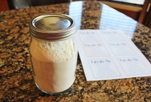 Homemade Pancake Mix with Printable Tags - Jamie Cooks It Up