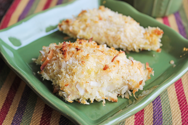 Crispy Coconut Chicken from Jamie Cooks It Up!