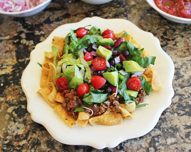 Taco Salad (Build Your Own) from Jamie Cooks It Up!