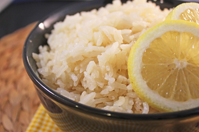 Lemon Butter Rice from Jamie Cooks It Up