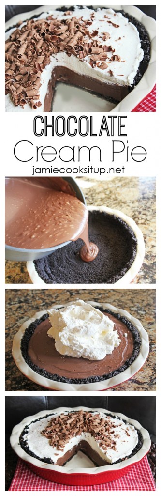Chocolate Cream Pie I Jamie Cooks It Up!