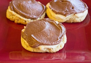 Cutler's Frosted Peanut Butter Cookies