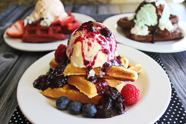 Cake Mix Dessert Waffles