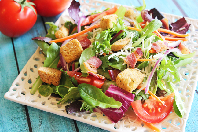 Gourmet Green Salad from Jamie Cooks It Up!