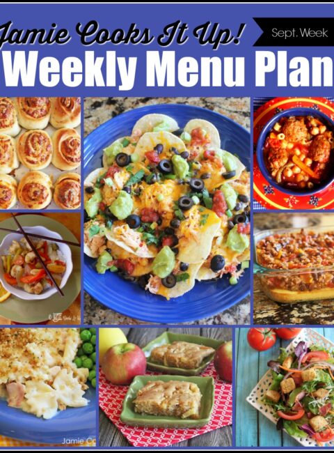 Menu Plans – Jamie Cooks It Up