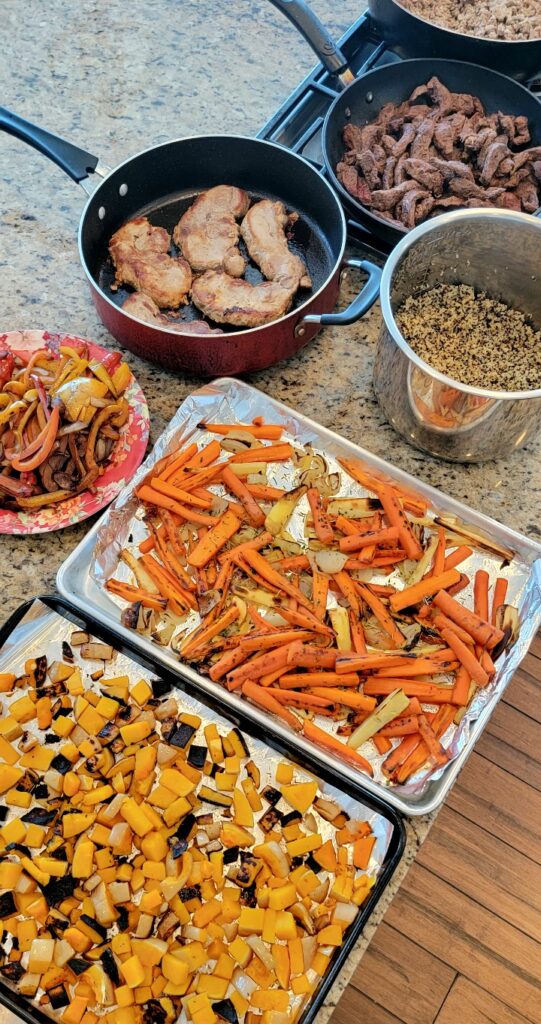 Skinny Meal Prep, 14 Individual Meals made in 90 Minutes, Post #1