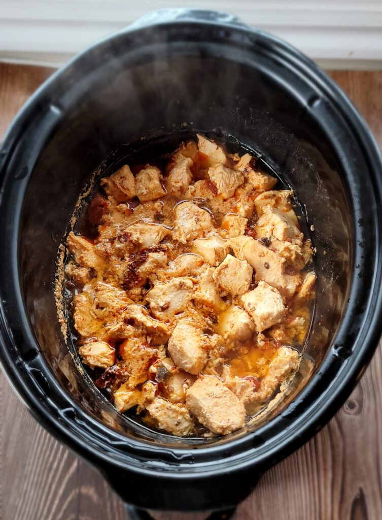 Chipotle Chicken Pasta (Crock Pot) - Jamie Cooks It Up