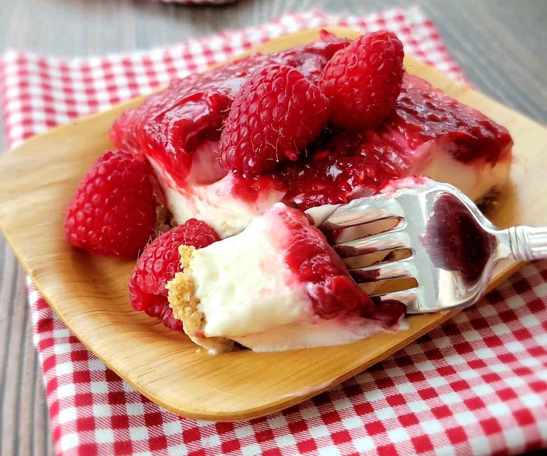 The Best No Bake Cheesecake - Easy 9x13 Dessert - Jamie Cooks It Up