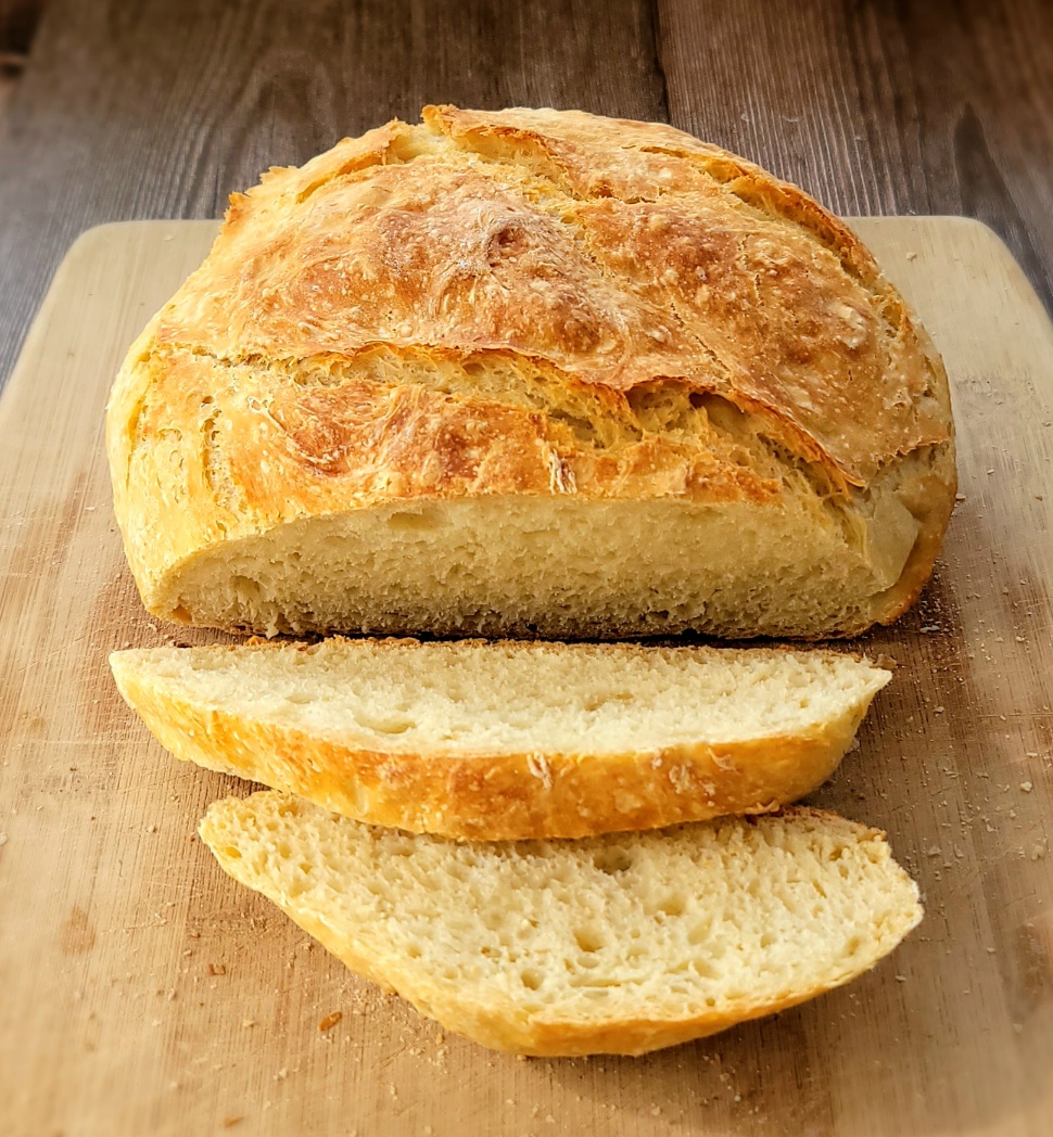 No Knead Dutch Oven Artisan Bread Jamie Cooks It Up