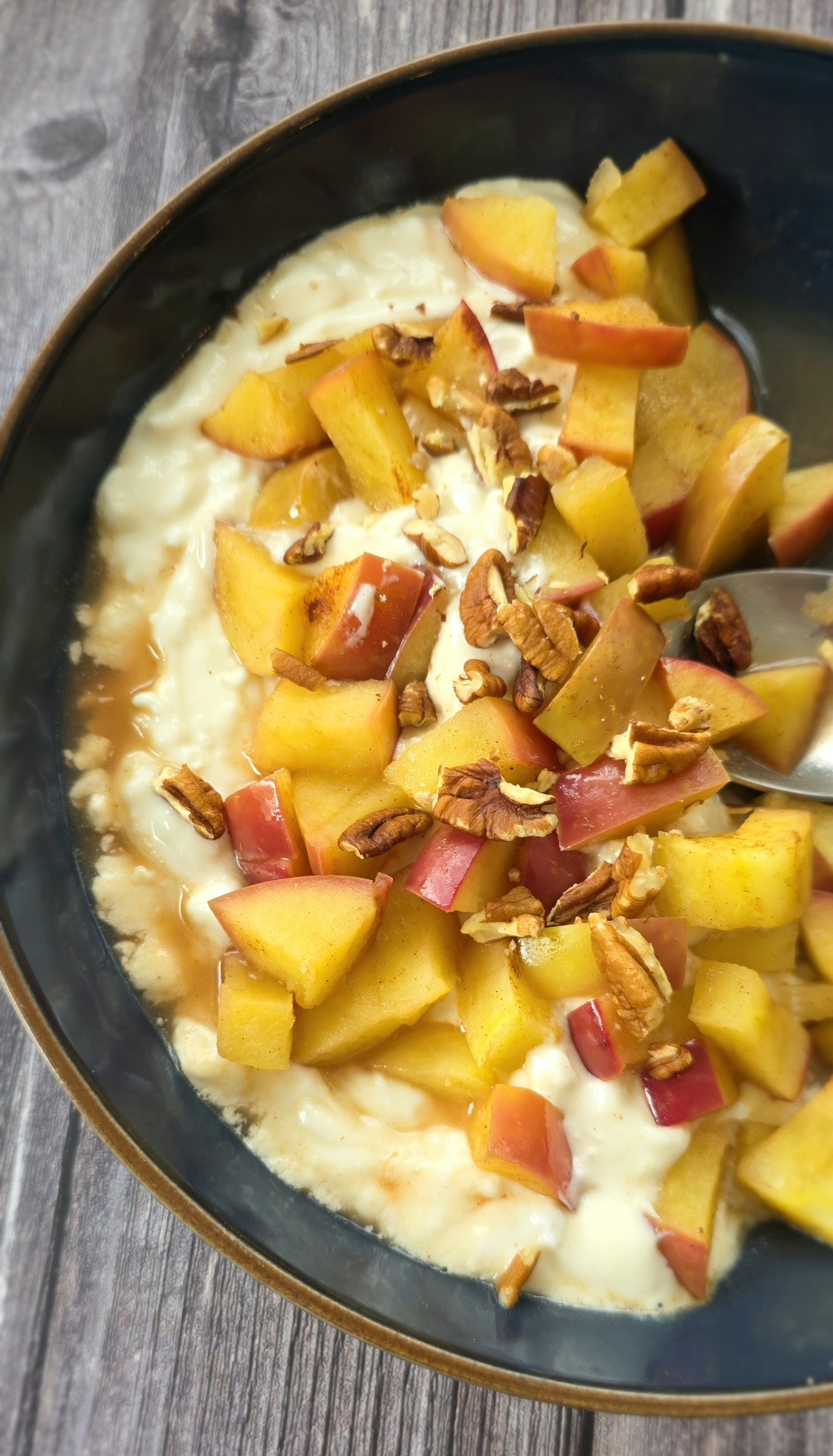 Healthy Apple Pie Yogurt Bowl (Recipe for One)